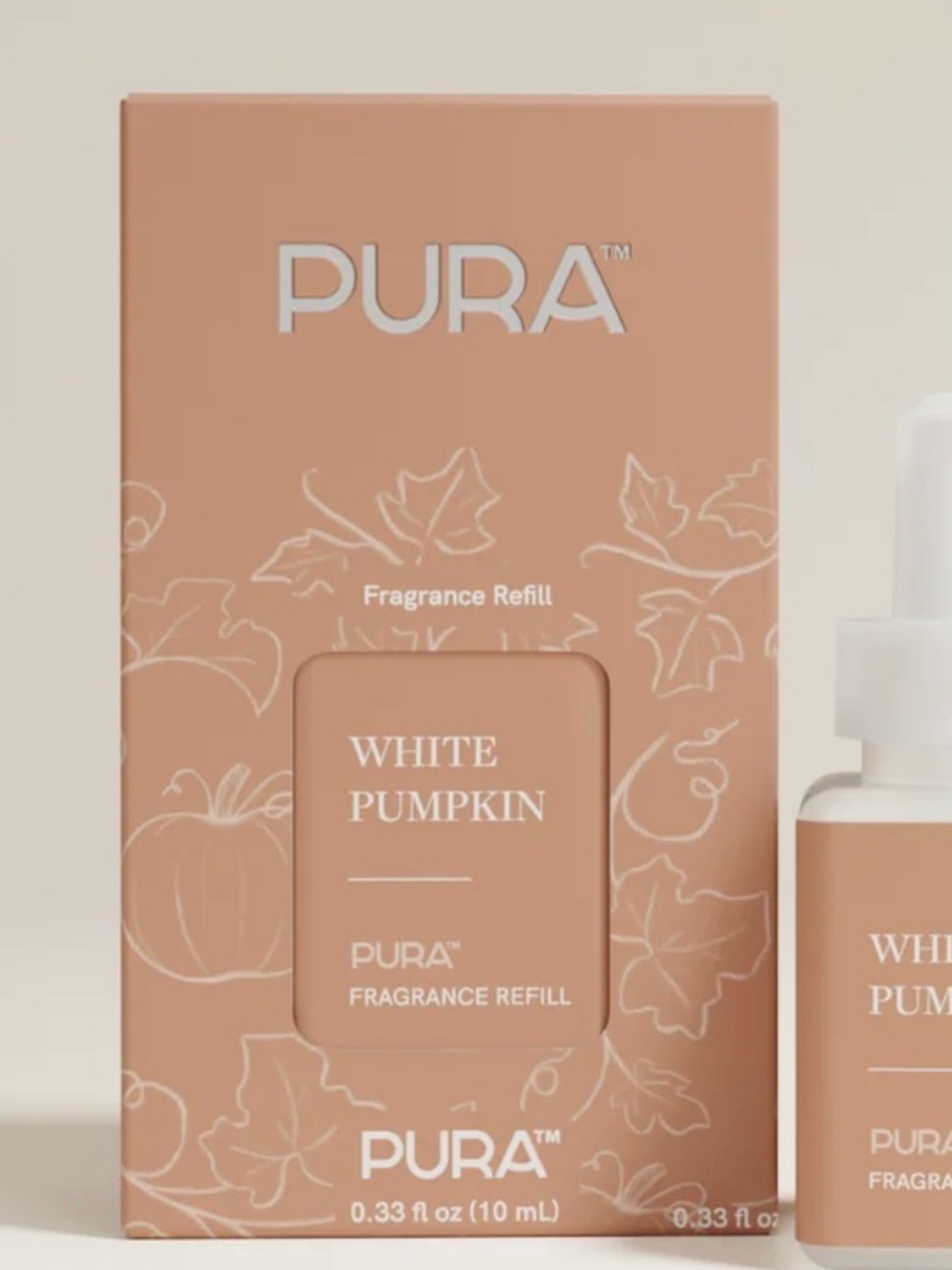 2 Pura refill white pumpkin nwt lot/bundle of two